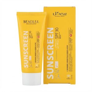 کرم ضدآفتاب SPF30 رنگی سی گل (SEAGULL) مدل Sun Pro رنگ بژ روشن (Light Beige) فاقد چربی حجم ۵۰ میلی‌لیتر