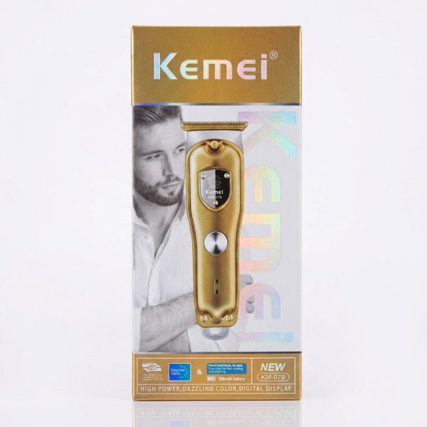 ماشین اصلاح خط زن کیمی (Kemei) مدل KM-079 (بدنه طلایی کلاسیک)