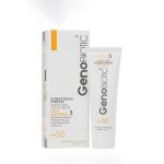 کرم ضدآفتاب SPF50 رنگی ژنوبایوتیک (Genobiotic) رنگ بژ روشن (شماره ۳) پوست‌ چرب و مختلط حجم ۵۰ میلی‌لیتر