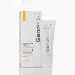 کرم ضدآفتاب SPF50+ رنگی ژنوبایوتیک (GenoBiotic) بژ طبیعی پوست چرب و مختلط حجم ۵۰ میلی لیتری