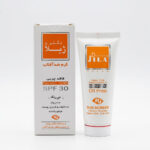 کرم ضدآفتاب SPF30 بی‌رنگ دکتر ژیلا (Doctor Jila) فاقد چربی حاوی پارسول ۱۷۸۹ وزن ۶۵ گرم