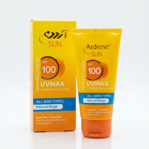 کرم ضدآفتاب SPF 100 رنگی آردن سان (Ardene Sun) مدل UVMAX رنگ بژ طبیعی انواع پوست حجم 50 میلی لیتر