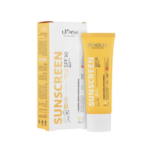کرم ضدآفتاب SPF30 بی‌رنگ سی گل (SEAGULL) محافظت‌کننده پوست‌ نرم تا خشک حجم ۵۰ میلی‌لیتر